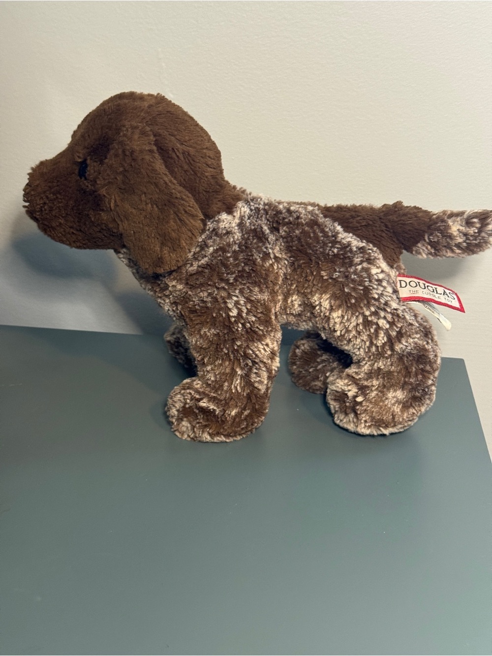 Douglas Cuddle Toy Brown & White Spotted Puppy Dog Plush Stuffed Animal